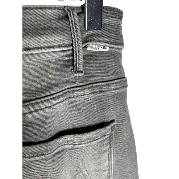 Mother The Hustler Ankle Barely There Washed Black Grey-sz 24 - Picture 9 of 14